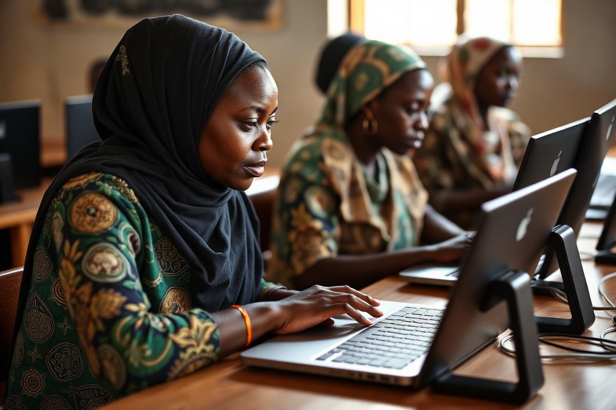 PRODIGES forme 100 femmes au numérique avec MINUSCA et TELECEL RCA