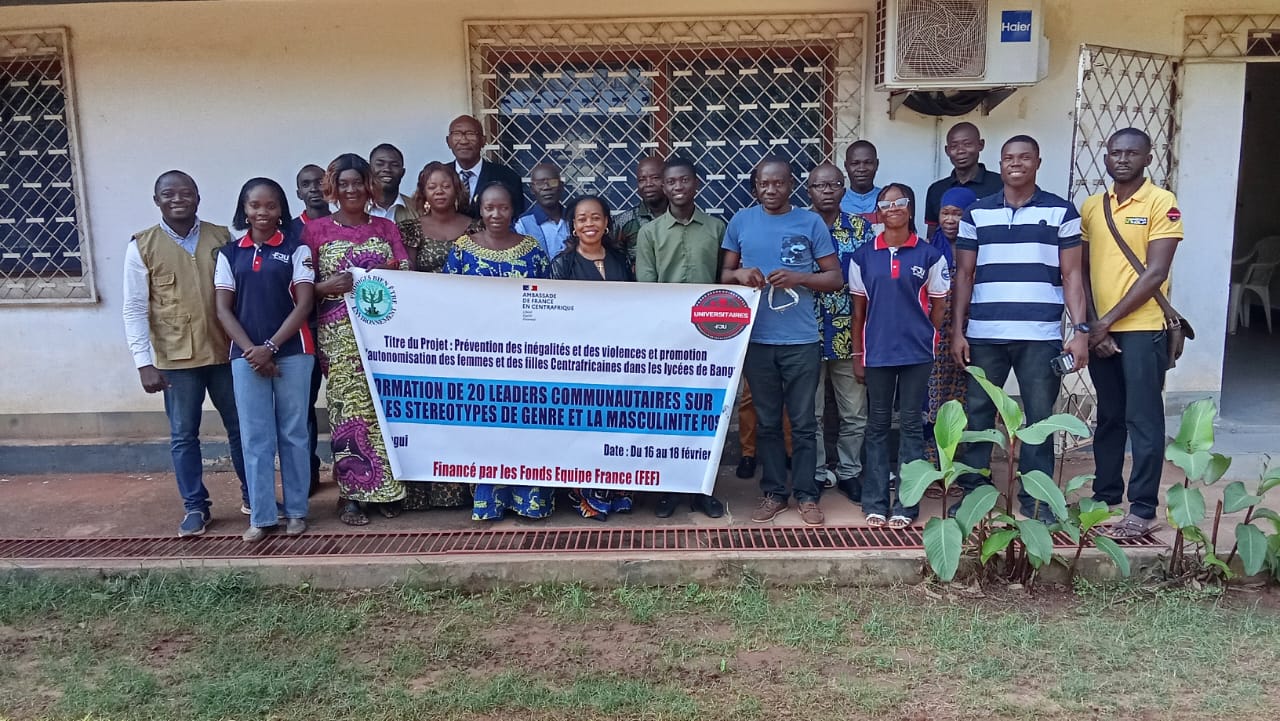 Formation de 20 leaders communautaires sur les stéréotypes de genre et la masculinité positive (16-18 février, FEF)
